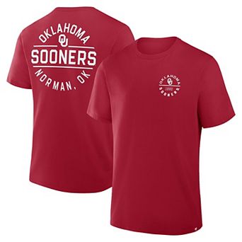 Men's Fanatics Crimson Oklahoma Sooners Fastbreak T-Shirt