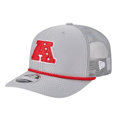 Men's New Era Gray Miami Dolphins 2025 Pro Bowl 9SEVENTY Stretch-Snap Hat