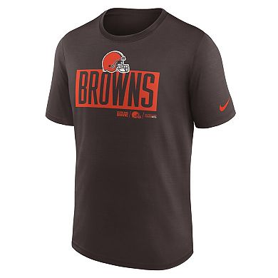 Men's Nike Brown Cleveland Browns Exceed Performance T-Shirt