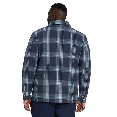 Big & Tall Hurley Flannel Bonded Sherpa Shacket