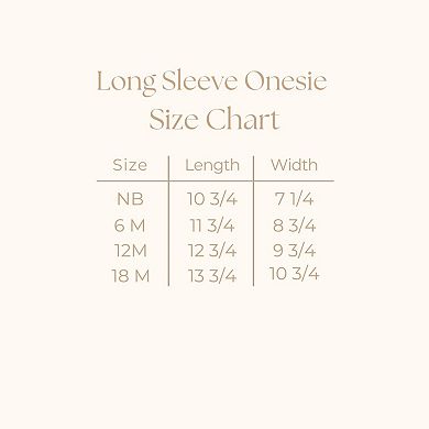 Hey Sugar Pie Stars Baby Long Sleeve Bodysuit