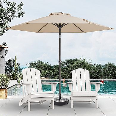 Serwall 7.5-ft Patio Market Umbrella with Crank & Tilt