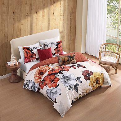 Bebejan Carnelian Flora 5 Piece Reversible Comforter Set