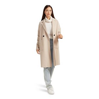 Publisher Double-Breasted Wool Blend Coat