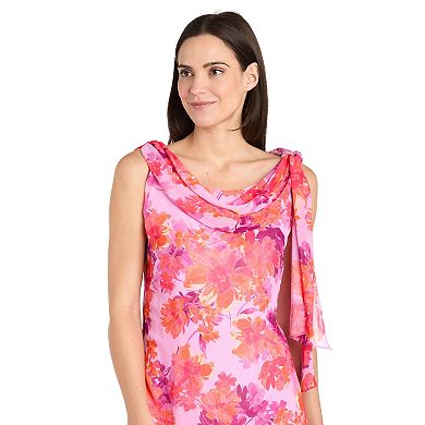 Women's R&M Richards Side Tie Ruffle Trim Detail Dress