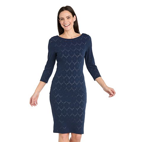 Женские платья R&M Women's R&M Richards Short Sheath U-Back Dress