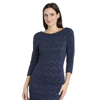 Women's R&M Richards Short Sheath U-Back Dress