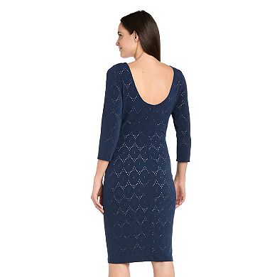 Women's R&M Richards Short Sheath U-Back Dress