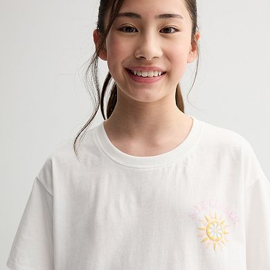 Girls 7-16 eyeshadow Oversized Graphic Tee