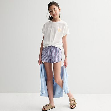 Girls 7-16 eyeshadow Oversized Graphic Tee