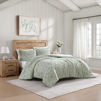 Stone Cottage Middlebrook Vine Green King Comforter & Sham Set