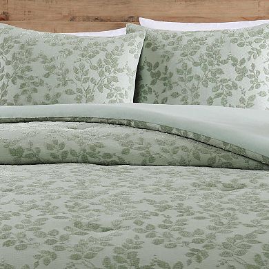 Stone Cottage Middlebrook Vine Green King Comforter & Sham Set