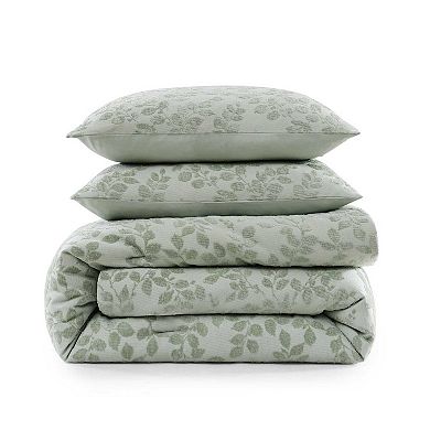 Stone Cottage Middlebrook Vine Green King Comforter & Sham Set