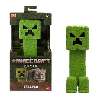 Mattel Minecraft Creeper Large-Scale Action Figure, 12-inch Character Collectible Inspired by the Movie