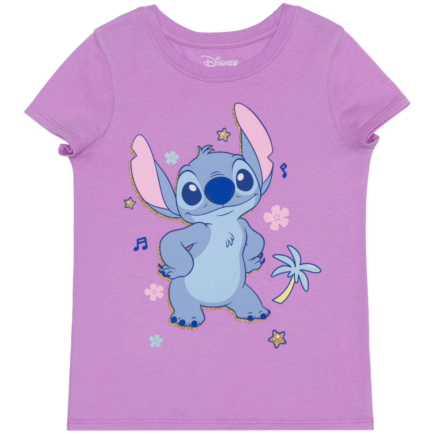 Футболка Disney's Lilo & Stitch "Happy Stitch" Graphic Tee by Jumping Beans® для девочек — фото 1