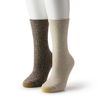 Women's GOLDTOE® 2-Pack Full Cushion Nep Crew Socks