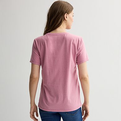 Juniors' Eiffel Tower Paris Graphic Tee