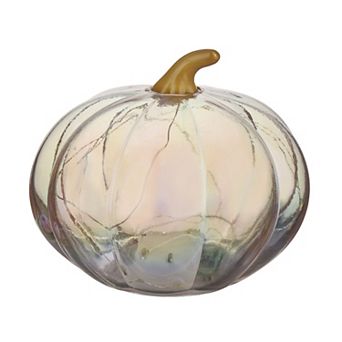 Celebrate Together™ Fall LED Clear Glass Pumpkin Table Decor