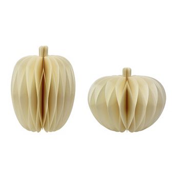 Celebrate Together™ 2 pk Round Paper Pumpkin Table Decor