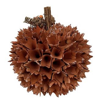 Celebrate Together™ Fall Orange Wood Curl Pumpkin Table Decor