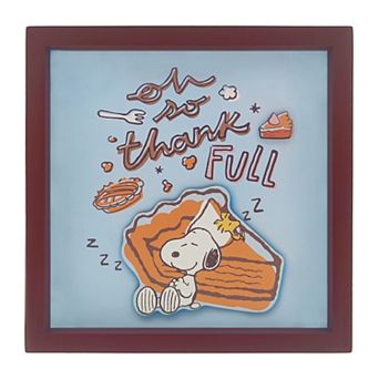 Celebrate Together™ Peanuts Football Caption Box Table Decor