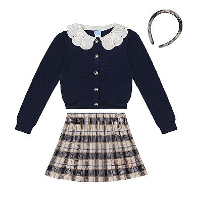 Girls 4-8 Draper James 2-pc. Cardigan & Skirt Set