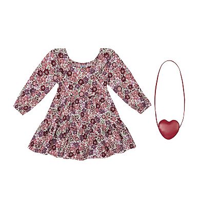 Girls 4-8 Draper James Floral Long Sleeve Novelty Dress