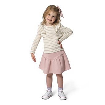 Girls 4-8 Draper James 2 pc Skirt & Long Sleeve Top Set