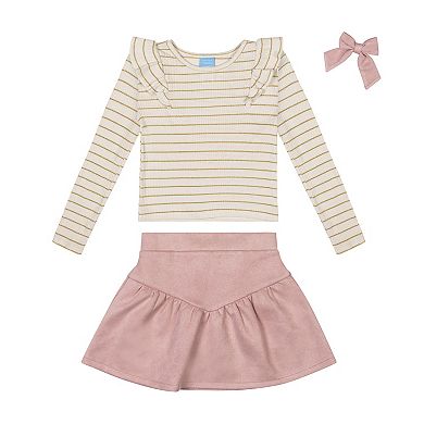 Girls 4-8 Draper James 2-pc. Skirt & Long Sleeve Top Set