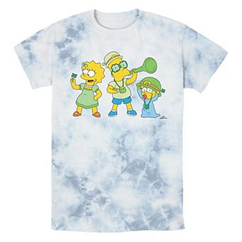 Men's The Simpsons Saint Patrick's Day Party Bombard Wash Graphic Tee