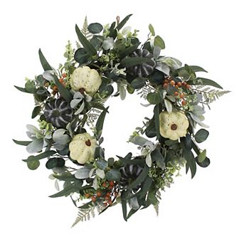 Celebrate Together™ Fall Artificial Pumpkin & Berries Wreath