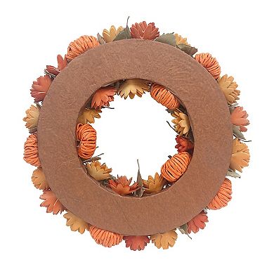 Celebrate Together™ Floral Pumpkin Artificial Wreath