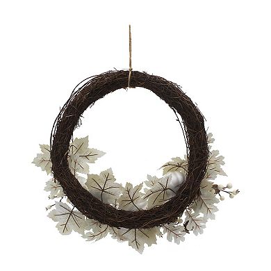 Celebrate Together™ Fall Asymmetrical Artificial Pumpkin Wreath