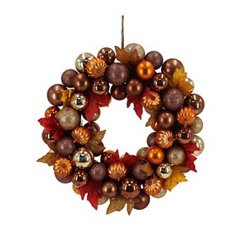 Celebrate Together™ Fall Pumpkin Bauble Wreath