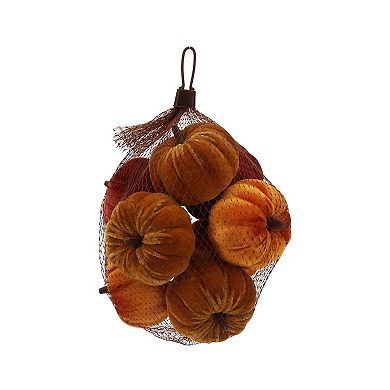 Celebrate Together™ Fall Velvet Pumpkin Bowl Filler