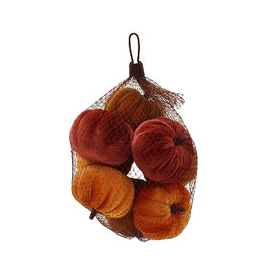 Celebrate Together™ Fall Velvet Pumpkin Bowl Filler