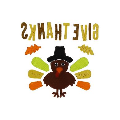 Celebrate Together™ Fall Give Thanks Turkey Wall Decal