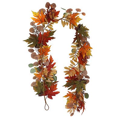 Celebrate Together™ Fall Pumpkin and Leaves Garland