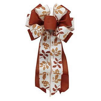 Celebrate Together™ Fall Harvest Leaves Fabric Bow