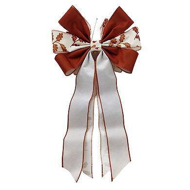 Celebrate Together™ Fall Harvest Leaves Fabric Bow
