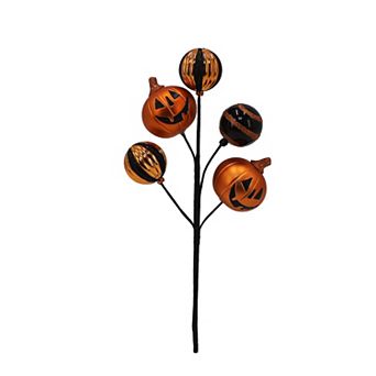 Celebrate Together™ Halloween Pumpkin & Bauble Artificial Stem