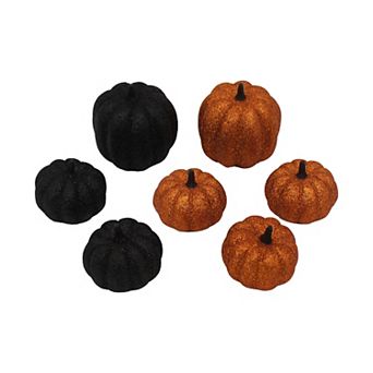 Celebrate Together™ Halloween Glitter Pumpkin Bowl Filler Set