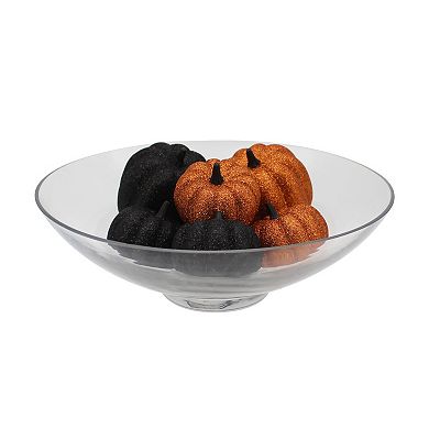 Celebrate Together™ Halloween Glitter Pumpkin Bowl Filler Set