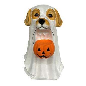 Celebrate Together™ Halloween Pup with Pumpkin Basket Floor Decor