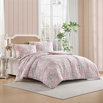 Laura Ashley Heather Garden Comforter Set with Shams