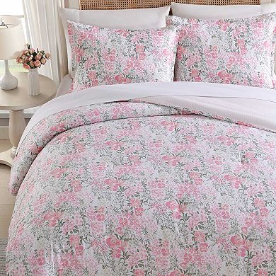 Laura Ashley Heather Garden Comforter Set with Shams