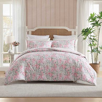 Laura Ashley Heather Garden Comforter Set with Shams