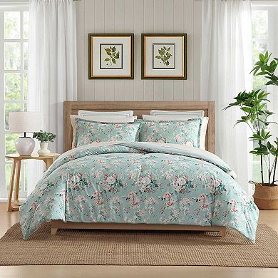 Laura Ashley Rosemoore Face Comforter Set with Shams