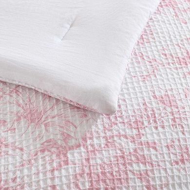 Laura Ashley Delphine Pink King Comforter-Sham Set