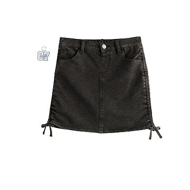 Girls 7-16 Limited Too Side Cinch Denim Skirt